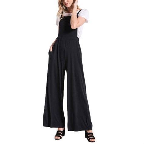 Z Supply Pants And Jumpsuits Nwt Zsupply Black The Bib Front Wide Leg Jumpsuit Poshmark