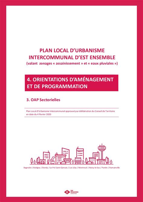 Calam O Orientations D Am Nagement Et De Programmation Sectorielles