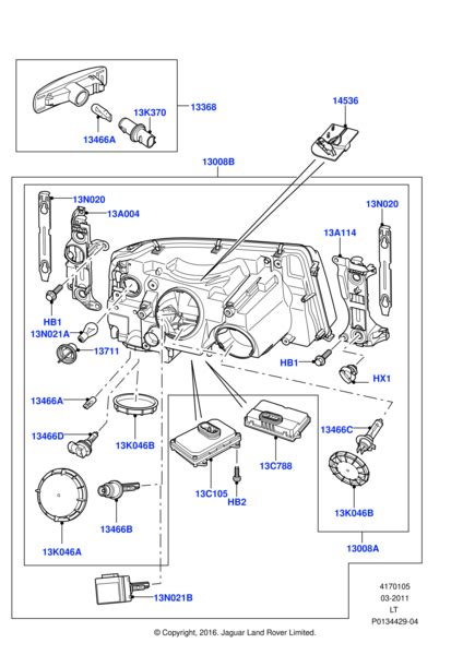 Ywc Land Rover Module Lighting Control Jaguar Land Rover