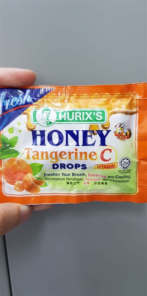 Hurix's Drops (Licorice with Honey, Honey Lemon with glucose, Honey Tangerine) 6's 2.5g | Lazada