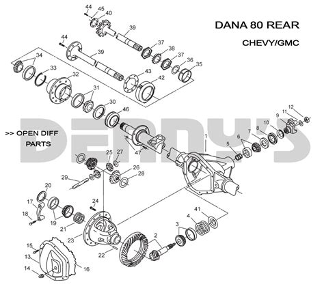 Dana Rear End Differential And Axle Parts For Chevy Gmc Trucks