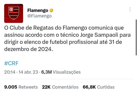 Guia Das Apostas On Twitter Conversa Fiada O Flamengo Anunciou