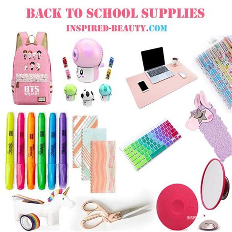 21 Cute Back To School Supplies List For Girls Found On Amazon