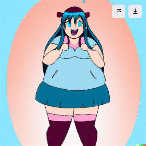 Fat Anime Girl By Yeetadfadf On Deviantart