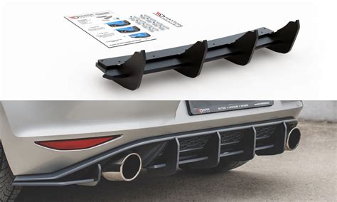 Ecs Tuning Carbon Fibre Rear Diffuser Vw Golf Mk7 Gti