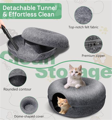 Gleejoy Peekaboo Cat Cave For Multiple Cats Large Cats Cat Caves For