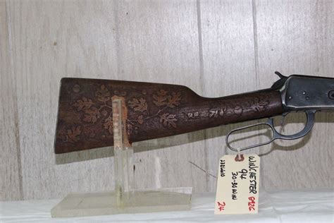 Winchester Stock Is Carved In Acorn Motif Model 94 30 30 Win Sn