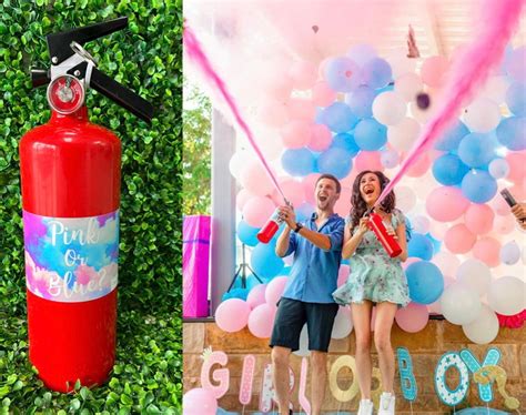 Gender Reveal Fire Extinguisher Color Blaster Etsy