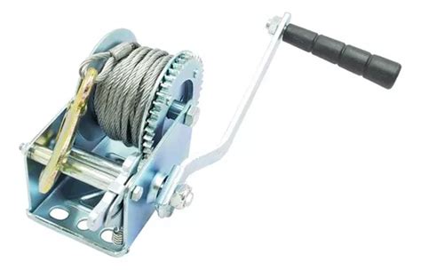 Malacate Con Cable Y Manivela 300 Kg Winch Freno Automatico MercadoLibre