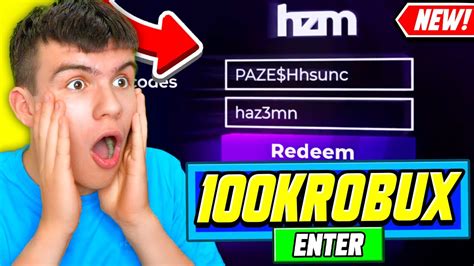 NEW ALL WORKING FREE ROBUX CODES FOR HAZEM GG IN 2023 ROBLOX HAZEM