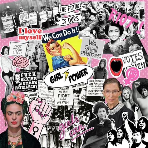 Feminism Digital Art Feminism Collage By Valentina Hramov Feminism