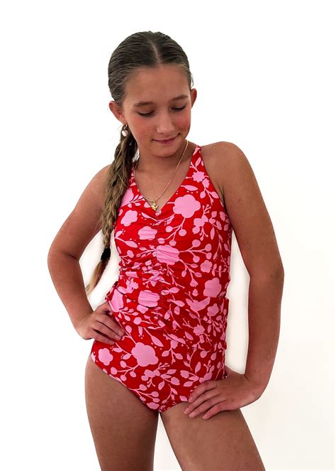 Tween Gabi Reversible Tankini 58 Rad Swim