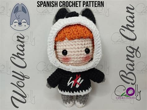 Patron Crochet Wolfchan Bang Chan Stray Kidsskzoo Pdf Etsy Hong Kong