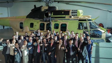 Foto TNI AU Terima Helikopter Airbus EC725