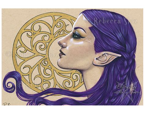 Elf Female Art Matte Fine Art Print ElvenstarArt