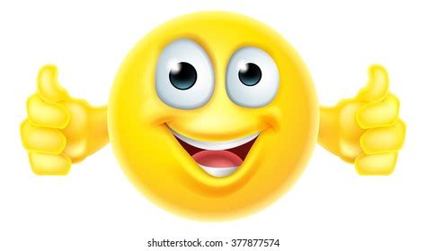Cartoon Emoji Icon Looking Very Happy Stock Vector (Royalty Free ...