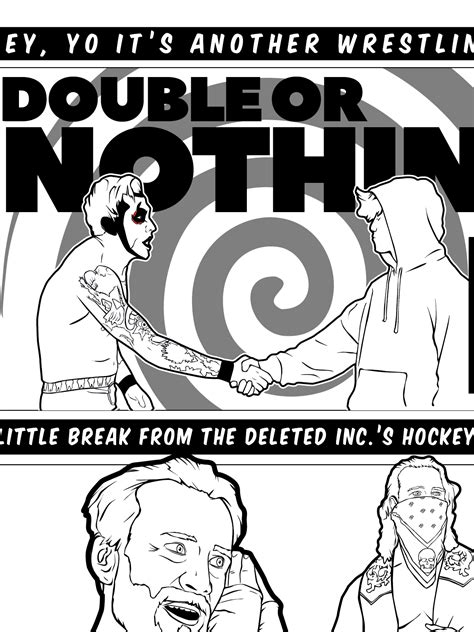 Double Of Nothing Flyer Jason Josef Buchanan Freelance Designer