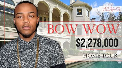 Bow Wow Mansion Tour 2278000 Atlanta Dream Home Youtube