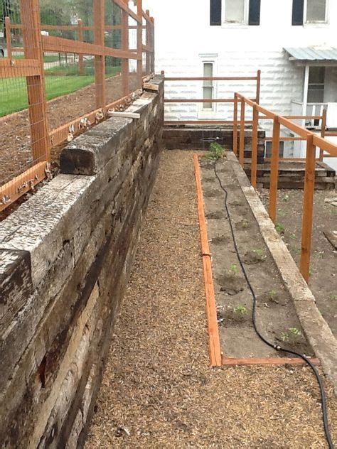 15 Best Railroad Tie Retaining Wall ideas | railroad tie retaining wall ...