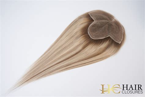T Shape Virgin Human Hair Lace Closure T Ashyblonde Rooted Ash Blonde Hair Closures And