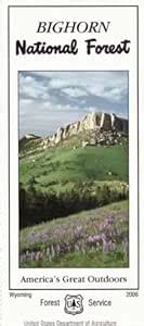 Amazon.com : Bighorn National Forest Map - Waterproof : Outdoor ...