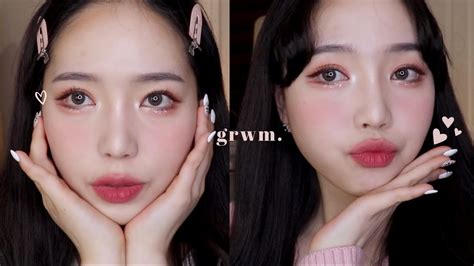 Grwm Cute Korean Girl Style Makeup ♡ Youtube