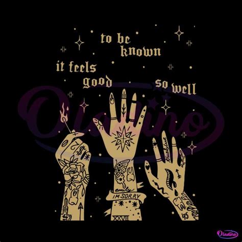 To Be Known So Well It Feels Good Boygenius Svg Cutting Files