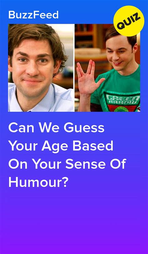 Two People With The Words Can We Guess Your Age Based On Your Sense Of