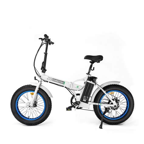 Ecotric Electric Adult Fat Tire Bicycle 20 X 4 Folding Cummuter Bike 500w 12ah 36v Lithium