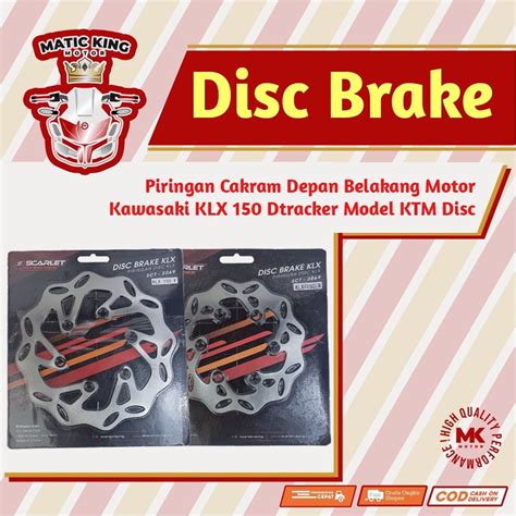 Jual Piringan Discbrake Cakram Rem Depan Belakang Klx Dtracter Model