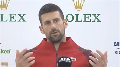 Tennis Atp Shanghai Novak Djokovic Je Ne Sais Pas Ce Que L