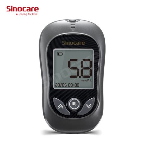 Sinocare Blood Glucose Meter Digital Non Invasive Sugar Test Strips For