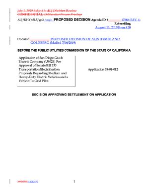 Fillable Online Docs Cpuc Ca The Supreme Court S Exemption 5 Ruling In