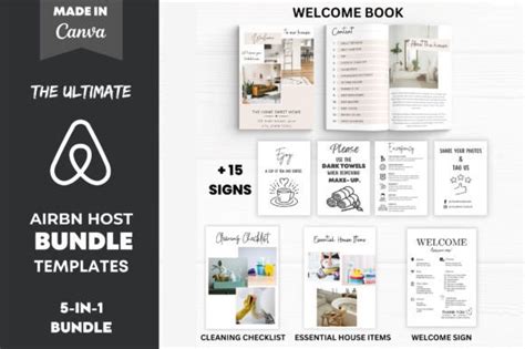 Airbnb Bundle Template Graphic By Mrxking · Creative Fabrica