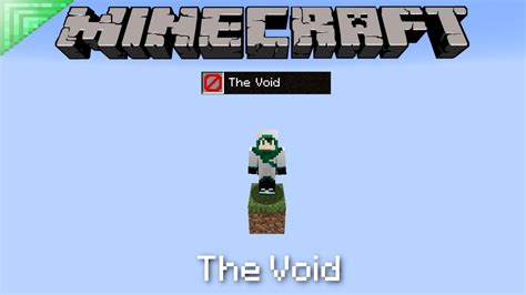 How To Make A Void World In Minecraft YouTube