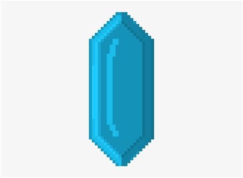 Blue Crystal - Minecraft Banner Letter S - 240x540 PNG Download - PNGkit