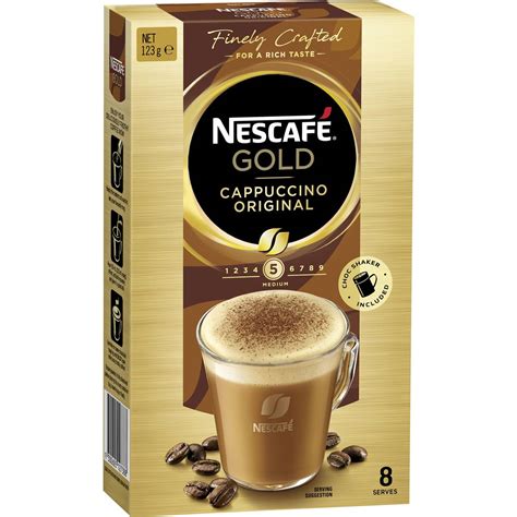 Nescafe Gold Coffee Sachets Cappuccino Original 8 Pack | Woolworths