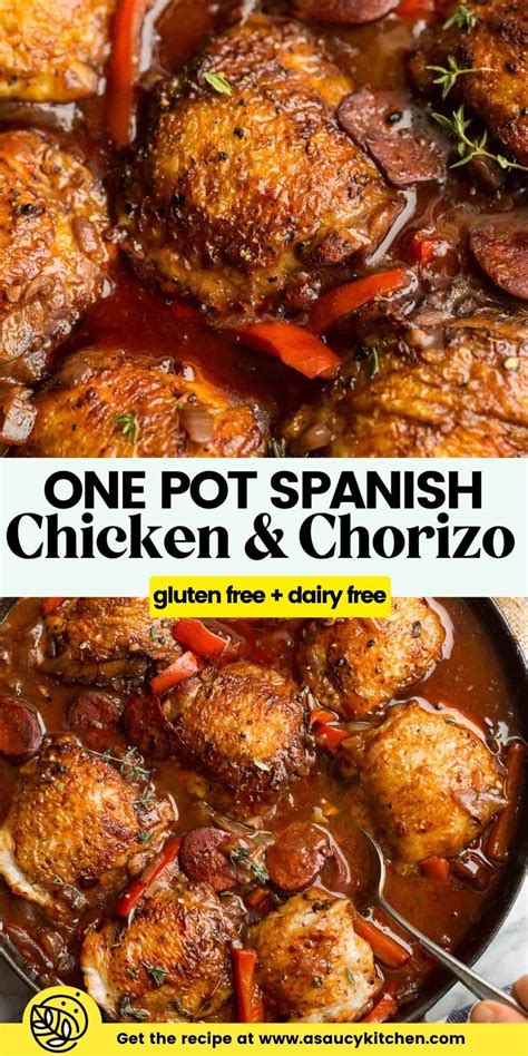 Spanish Chicken And Chorizo A Saucy Kitchen