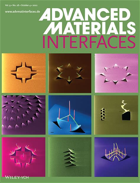 Advanced Materials Interfaces Vol 9 No 28