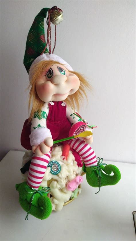 Pin Von Becky Rumbaugh Cigoy Auf Christmas Elves Puppen N Hen