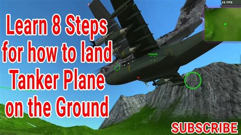 Learn Step By Step How To Land Tanker Plane Turboprop Flight