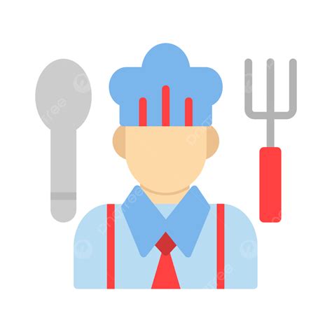 Chef Flat Icon Vector Avatar Chef Man Png And Vector With