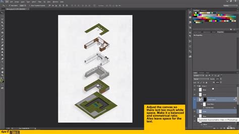 Easy Axonometric Diagram Tutorial With Sketchup And Photoshop Dezign