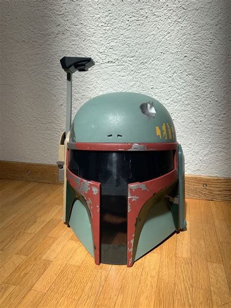 Star Wars Boba Fett Helm Mit Lichtern Und Ger Uschen Kaufen Auf Ricardo