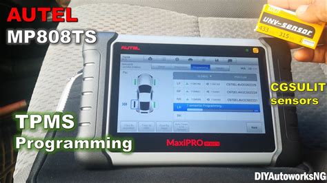 Tpms Sensor Programming How To Program Tire Sensor With Autel Scanner