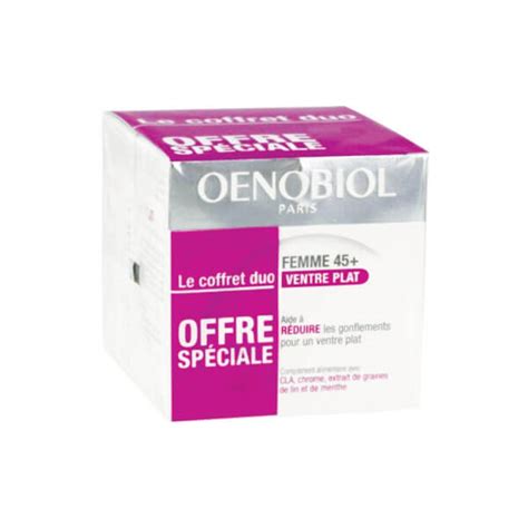 OENOBIOL Femme 45 Ventre Plat Lot 2x60 Capsules Parapharmacie