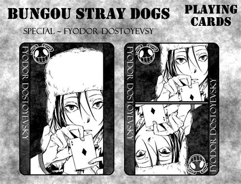 Bungou Stray Dogs Card Fyodor Special By Katacaz On Deviantart