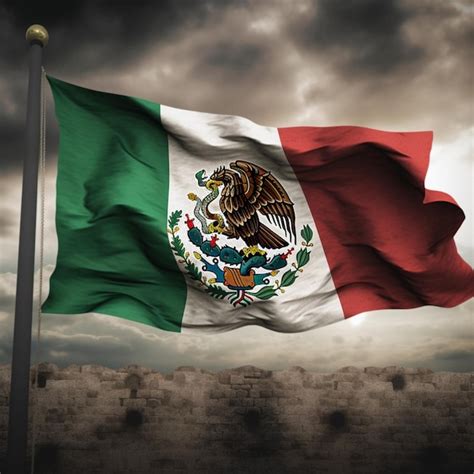 Premium Ai Image Flag Of Mexico High Quality 4k Ultra H