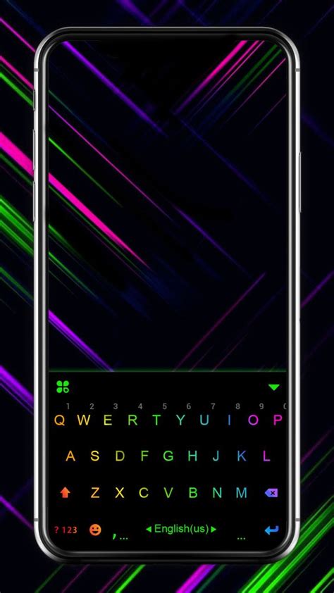 Led Neon Black Keyboard Theme Apk สำหรับ Android ดาวน์โหลด