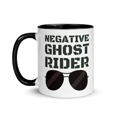 Negative Ghost Rider Pilot Mug The Pattern Is Full Goose Maverick